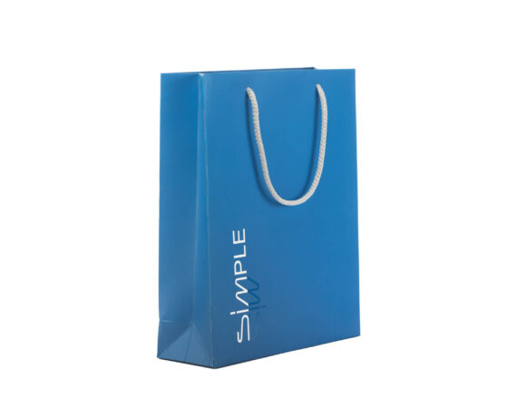 שקית כחולה simple הודפס ע״י ע.ר הדפסות